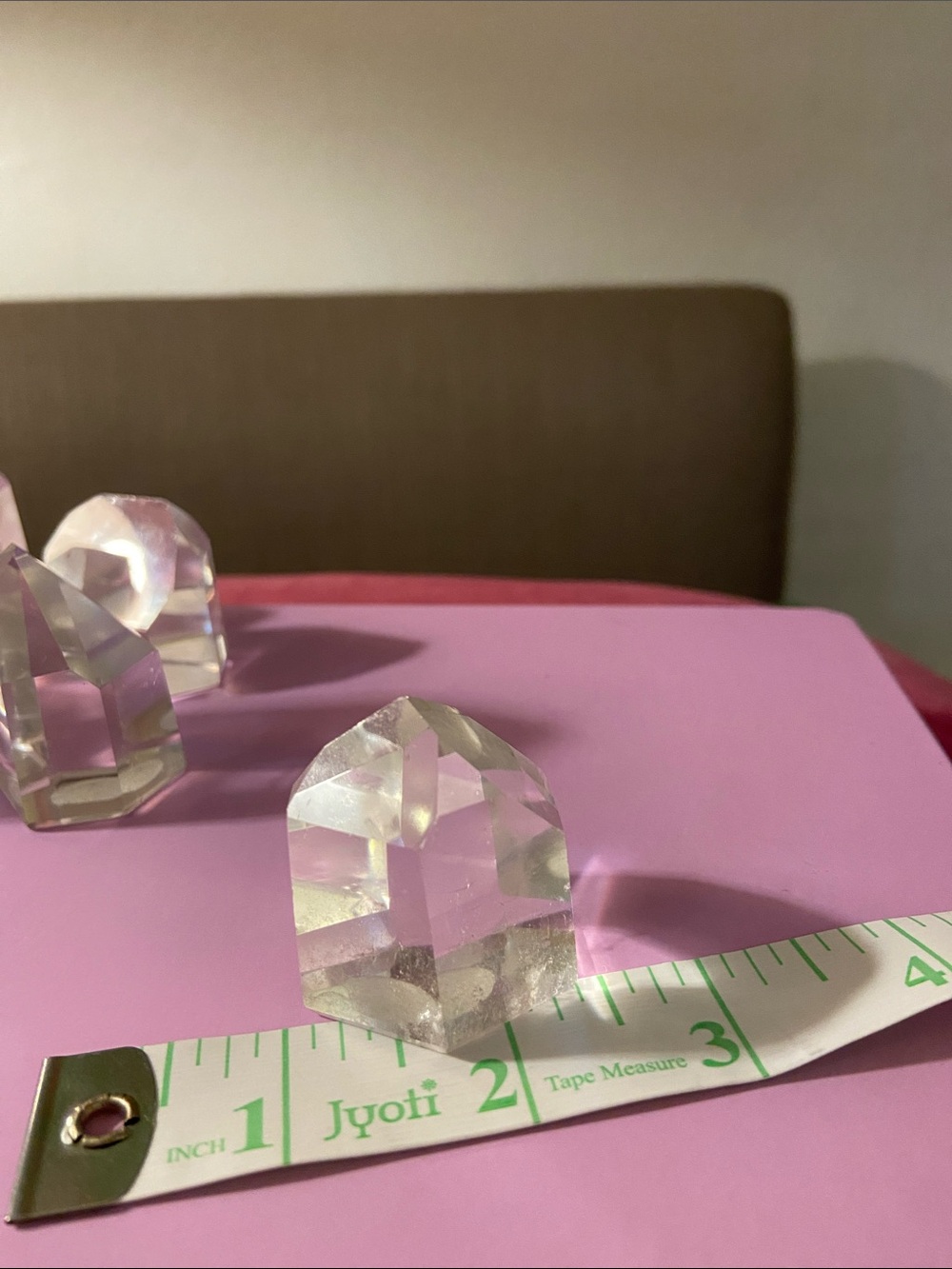 Lemurian Crystal Point Prism 3